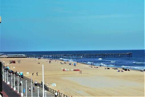Virginia Beach oceanfront rentals beach sunrise
